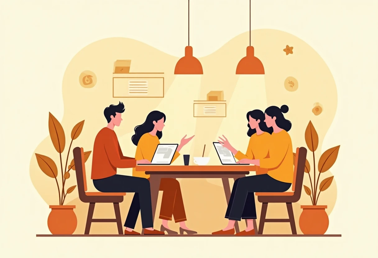 Discussing loan options