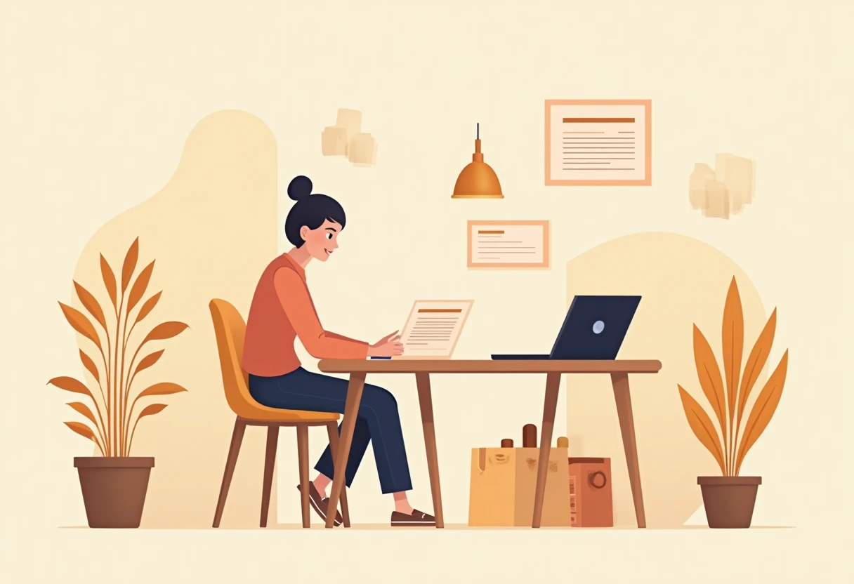 Freelancer managing finances
