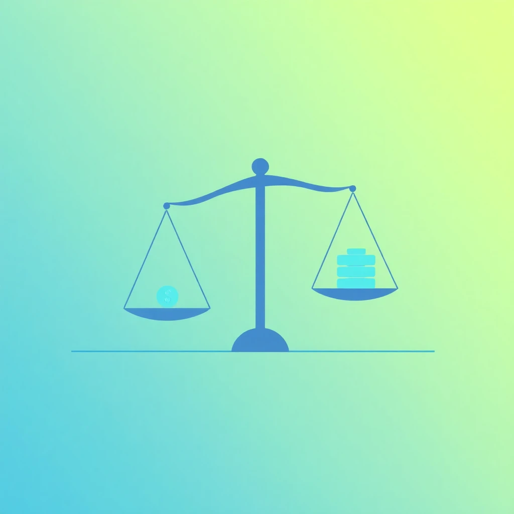 Balanzas pesando opciones